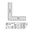 thumbnail image 1 of Handi Quilter Right-Angle Ruler, 1 of 2