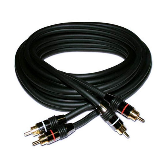 HQ Series Dual Digital RCA Audio Cable for DVD HDTV DirecTV (6ft, Black)