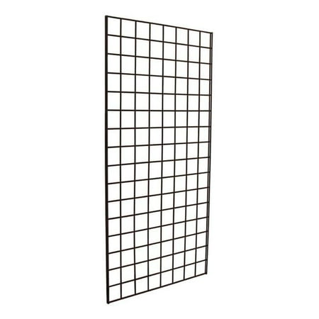 HQ Styles 2x4 ft Gridwall Panels, Durable Display, 2' x 4' Black