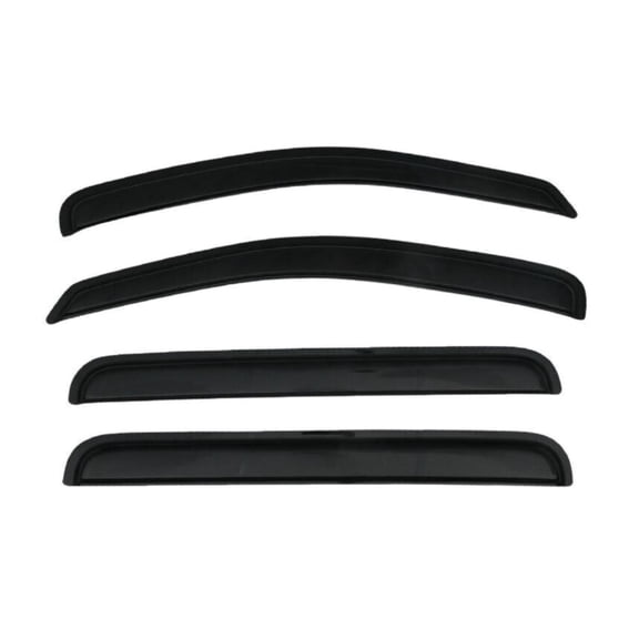 HQAS 4pcs Sun Rain Deflector Guard Window Visors Front Rear Left Driver Right Passenger Side Tape on External Window Style Acrylic Smoke Tinted for Chrysler for Aspen,for Dodge for Durango
