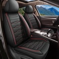thumbnail image 1 of HQBQBUG Car Seat Cover Fit for Hyundai Sonata 2007-2026 Breathable Leather Automotive Seat Covers Front Pair Anti-Slip Seat Cover Red,Front Set(2 Seats), 1 of 9