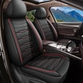thumbnail image 1 of HQBQBUG Car Seat Cover for Lincoln MKZ 2012-2020,Premium Waterproof Leather Front Car Seat Covers Cushion Easy Install Compatible Airbag Grey,Front Set Red,Front Set(2 Seats), 1 of 9