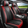 thumbnail image 1 of HQBQBUG Car Seat Cover for Lexus RX 350 2007-2025 Waterproof Front Car Seat Covers Cushion with Lumbar Support Grey,Front Set Red,Front Set(2 Seats), 1 of 7