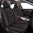 thumbnail image 1 of Car Seat Covers Fit for Infiniti QX30 2017-2019,Premium Leather Waterproof Leather Breathable Anti-Slip Fast Install Automotive Accessories Red,Full Set(2 Row 5 Seats), 1 of 10