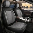 thumbnail image 1 of HQBQBUG Car Seat Covers Front Seat Fit for Lincoln MKZ 2012-2020 Waterproof Breathable Leather Automotive Seat Cover Cushion Protector Grey,Front Seat, 1 of 8
