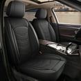 thumbnail image 1 of HQBQBUG Car Seat Covers Front Seats Fit for Chevrolet Chevy Camaro 2000-2025 Leather Seat Cover Breathable Waterproof Vehicle Seat Cover Protector Black,Front Seat, 1 of 8