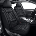 thumbnail image 1 of HQBQBUG Car Seat Covers Full Set Fit for Chevrolet Suburban 2009-2024, Premium Nappa Leather Car Seat Protector,Breathable Anti-Slip Full Wrapping Edge Seat Covers(Black,5 Seats), 1 of 10