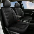 thumbnail image 1 of HQBQBUG Car Seat Covers Full Set for Honda Passport 2019-2021 Leather Ice Silk Seat Covers Cushion Breathable Easy Installation Compatible Airbag(Black,2 Row 5 Seat), 1 of 9