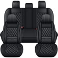 thumbnail image 1 of HQBQBUG Car Seat Covers Full Set for Lexus GX 460 2010-2023, Premium Nappa Leather Luxury Car Seat Protector,Comfort Anti-Slip Full Coverage Automotive Seat Covers(Black,5 Seats), 1 of 10