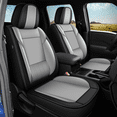 thumbnail image 1 of HQBQBUG Front Car Seat Covers for Cadillac ATS 2013-2018 Leather Ice Silk Seat Covers Cushion Breathable Easy Installation Compatible Airbag(Grey,Front Row), 1 of 7