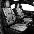 thumbnail image 1 of HQBQBUG Full Set Car Seat Covers Fit for Mazda CX5 2013-2024 2025 Comfort Waterproof Leather Car Seat Cover Carseat Protector Gray,FullSet(5Seat), 1 of 11