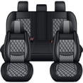 thumbnail image 1 of HQBQBUG Full Set Seat Cover for Hyundai Kona 2018-2025 2026, Waterproof Durable Premium Leather Car Seat Protector,Comfortable Anti-Slip Stylish Sport Seat Cover&Accessories(Black Grey,5 Seats), 1 of 10