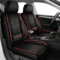 thumbnail image 1 of HQBQBUG Full Set Seat Cover for Subaru Impreza 2012-2025,Waterproof Durable Premium Leather Car Seat Protector,Comfort Anti-Slip Seat Accessories(5 Seats,Black&Red), 1 of 10