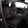 thumbnail image 1 of HQBQBUG Car Seat Covers for Hyundai Sonata 2007-2026,Premium Waterproof 2-Seater Seat Cover Front Set Universal Airbags Compatible Car Seat Protector(2 Seats,Black&Red), 1 of 9