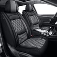 thumbnail image 1 of HQBQBUG Seat Covers for Cars Fit for Mitsubishi Outlander Sport 2011-2025 Full Set 5 Seats Waterproof Seat Covers,Premium Leather Car Seat Protector(Black Grey,5 Seats), 1 of 10