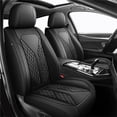 thumbnail image 1 of HQBQBUG Seat Covers Custom Fit for Hyundai Sonata 2007-2026 Full Set Faux Leather Waterproof Universal Car Seat Covers Black,Full Set(2 Row 5 Seats), 1 of 9