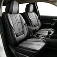 thumbnail image 1 of HQBQBUG Seat Covers Front Seats Fit for Volkswagen VW Tiguan 2009-2025 Faux Leather Car Seat Covers Compatible Airbag Seat Protector Grey,Front Seat, 1 of 10