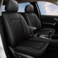 thumbnail image 1 of HQBQBUG Seat Covers Full Set for Dodge Dart 2013-2016: Ice Silk Leather Seat Covers Cushion Breathable Cooling Comfort 4 Season(Black,2 Row 5 Seat), 1 of 9