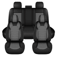 thumbnail image 1 of HQBQBUG Seat Covers Full Set for Toyota RAV4(Not for Hybrid) 2013-2025 Comfort Waterproof Leather Car Seat Covers Cushion Compatible Airbag(Grey,5 Seats), 1 of 10