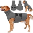 thumbnail image 1 of HQREA Dog Anxiety Vest with Hood Sleeveless Pet Shirt Calming Shirt Jacket for Large Dogs, 1 of 8