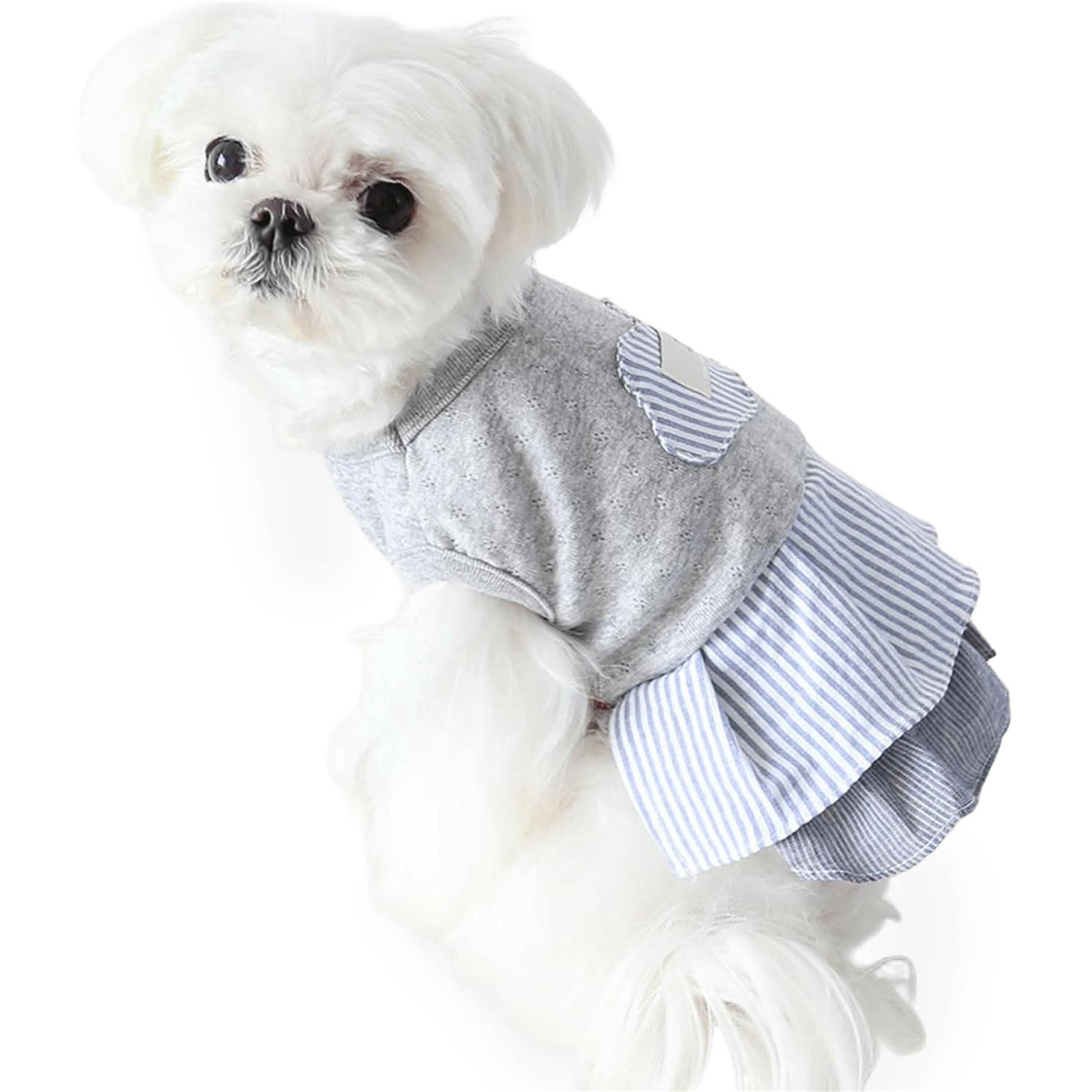 HQREA Dog Cat Dresses for Small Medium Dogs Girl Vest Shirt Skirt Pet Sport T-Shirts Dress Puppy Summer Clothes