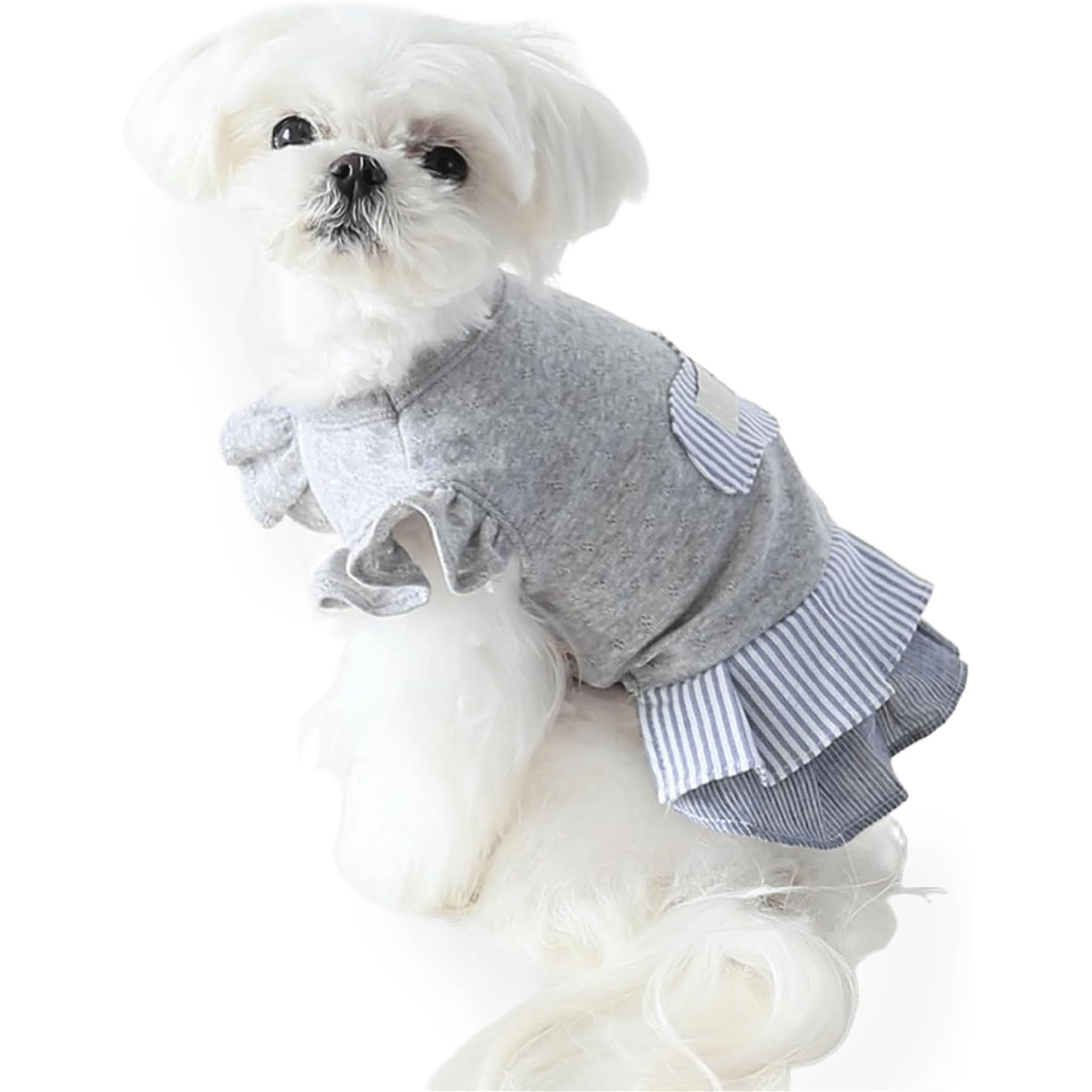 HQREA Dog Cat Dresses for Small Medium Dogs Girl Vest Shirt Skirt Pet Sport T-Shirts Dress Puppy Summer Clothes