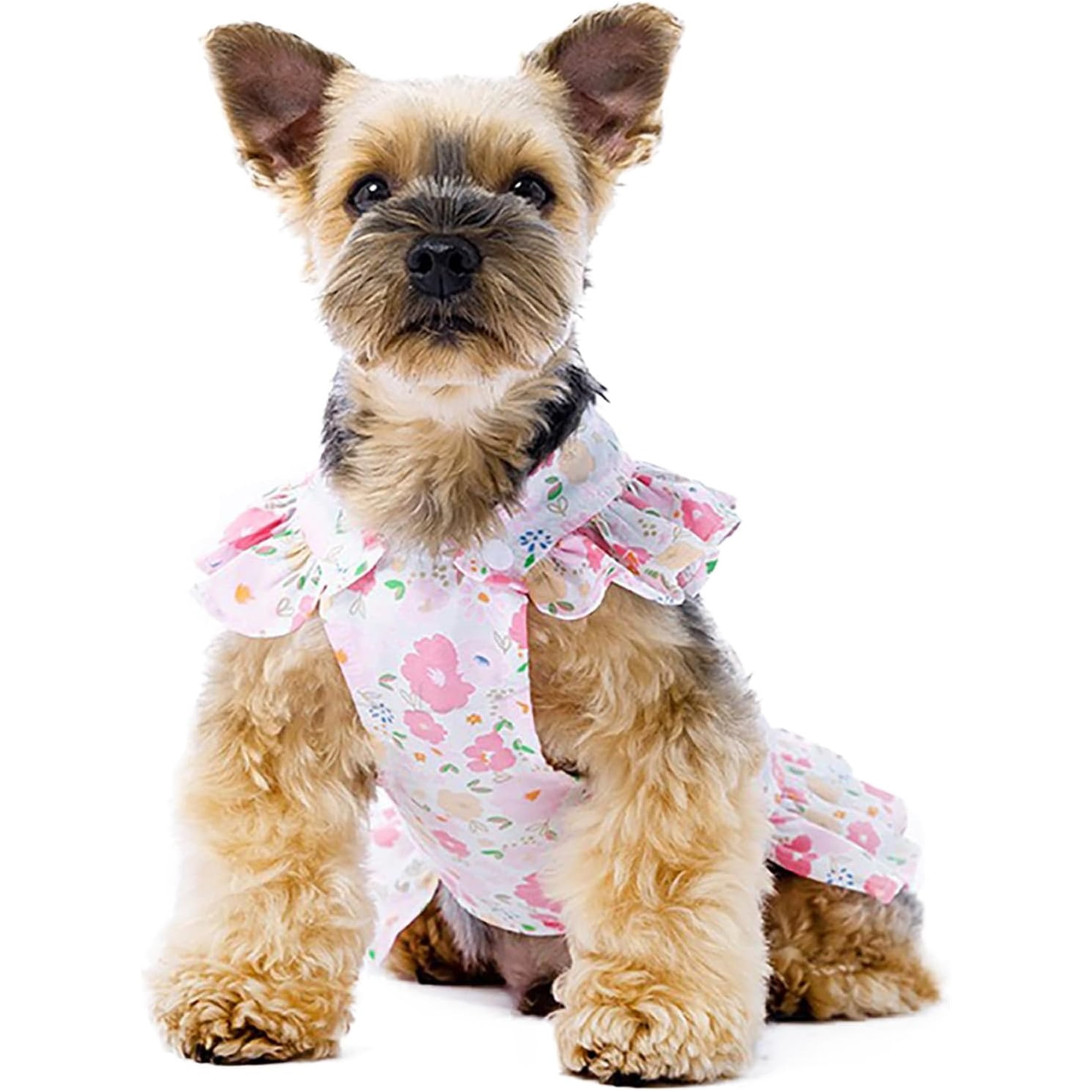 HQREA Dog Dresses for Large Dogs Girl Summer Floral Wedding Princess Costume for Female Dogs