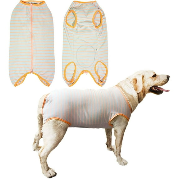 HQREA Dog Recovery Suit Post Surgery Shirt for Female Male Dog, E-Collar Alternative Clothes