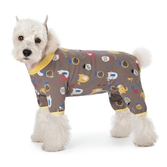 HQREA Dog Recovery Suit Puppy Onesie after Surgery E-Collar Alternative Bodysuit for Female/Male Dogs