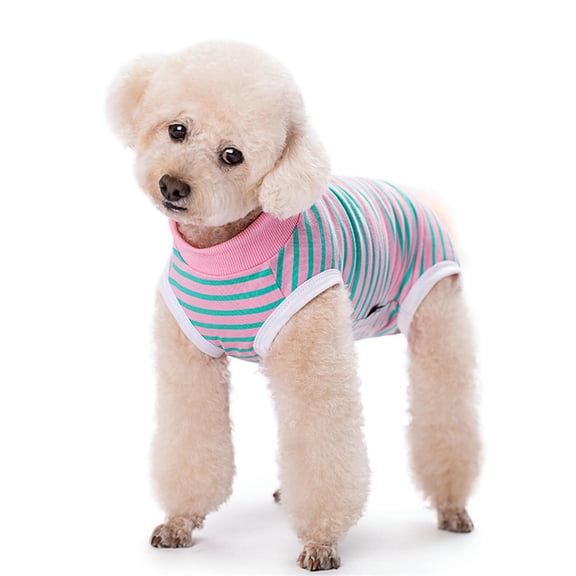 HQREA Recovery Suit for Dogs Prevent Licking Sleeveless Puppy Surgical Clothes for Small Medium Dogs