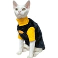 thumbnail image 1 of HQREA Sphynx Cat Sweater, Warm Hairless Cat Clothes Pet Fleece Pullover for Cold Weather, 1 of 6
