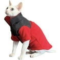 thumbnail image 1 of HQREA Sphynx Cat Winter Coat Clothes, Hairless Cat Jacket with Zipper for Cold Weather, 1 of 6