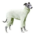 thumbnail image 1 of HQREA Winter Greyhound Onesie Clothes Cotton Whippet Shirt Pajamas Jumpsuit for Medium Large Dogs, 1 of 6