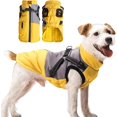 thumbnail image 1 of HQREA Winter Waterproof Cold-proof Dog Warm Vest Jacket Coat Pets Clothes with Zipper & D-Ring for Small Medium Dogs, 1 of 6