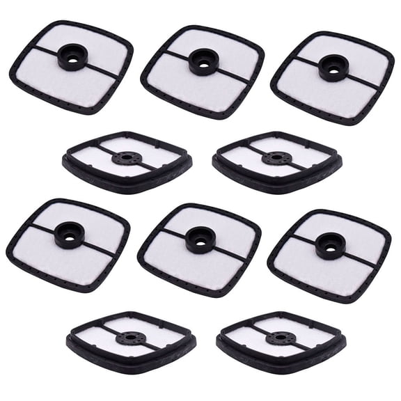 HQRP 10-Pack Air Filter for ECHO ES-210 ES-211 ES-250 ES-252 ES-2000 ES-2100 ES-2400 Chipper Shredder, Echo EDR-260 Engine Drill