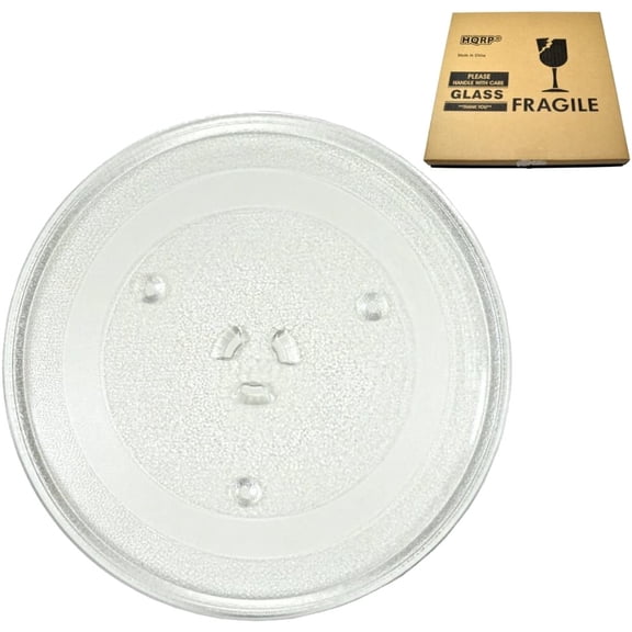 HQRP 10-inch Glass Turntable Tray for Panasonic A0601-1000AP A0601-1000 NN4455A NN4461A NN4471A NN4493A Microwave Oven