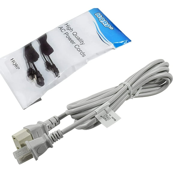 HQRP 10ft AC Power Cord Works with Onkyo DV-S939 DV-SP1000 DV-SP1000E DV-SP504 DV-SP504E DV-SP506 DV-SP800 DVD Audio Video Player Mains Cable