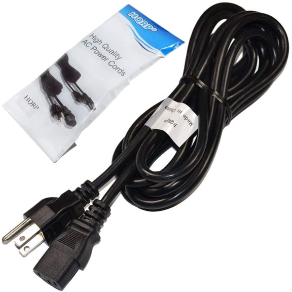 HQRP 10ft AC Power Cord for ION Tailgater Bluetooth Portable Speaker IPA57 Mains Cable