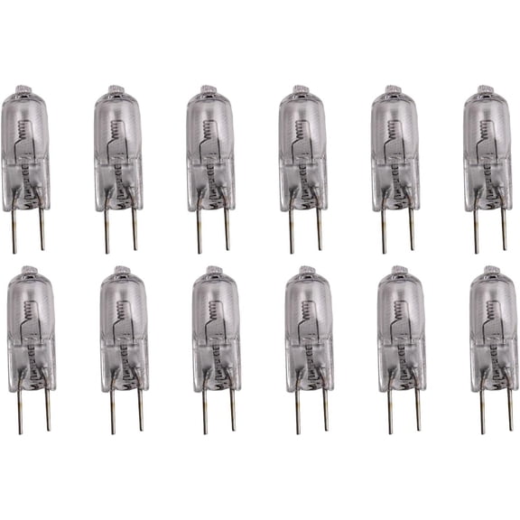 HQRP 12-Pack 22.8V 50W Halogen Bulb G6.35 Bipin Base Lamp Replacement for Hanaulux 018566, SIROLUX-F, Dr. Mach 67100201 fits Dr.Mach 380F, 380DF, 400F, 400DF, 500F, 500DF, 700F, 700DF