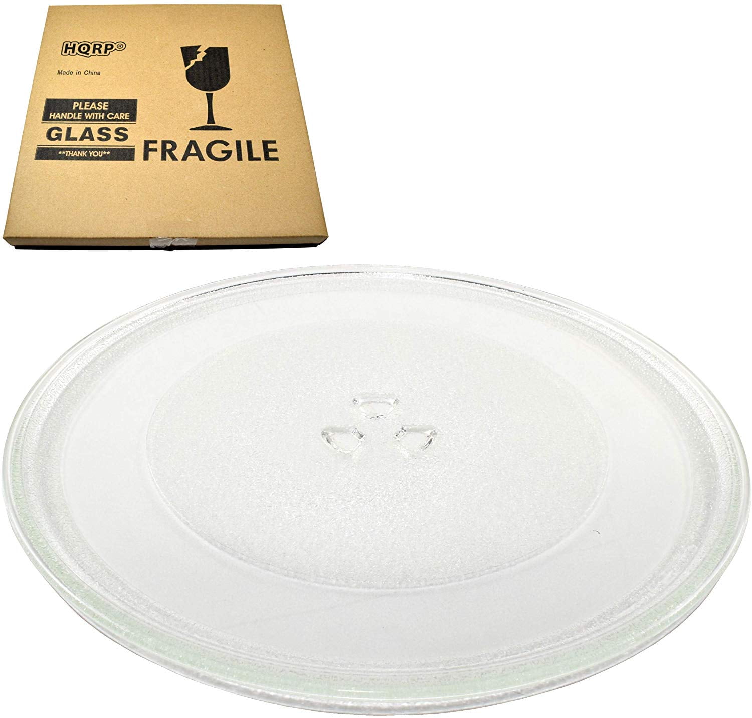 HQRP 12inch Glass Turntable Tray fits Maytag W10337247 W11367904