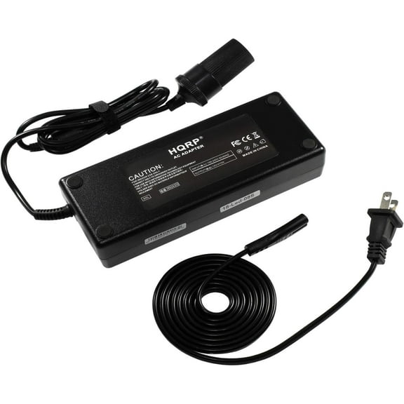 HQRP 12V 10A Heavy Duty Converter for Koolatron AC-15 AC-16, 12 Volt Baby Bottle Warmer, 12 Volt Massager, 12V Bottle Thermos, Michelin 12 Volt Cooler AC DC Adapter Car Charger