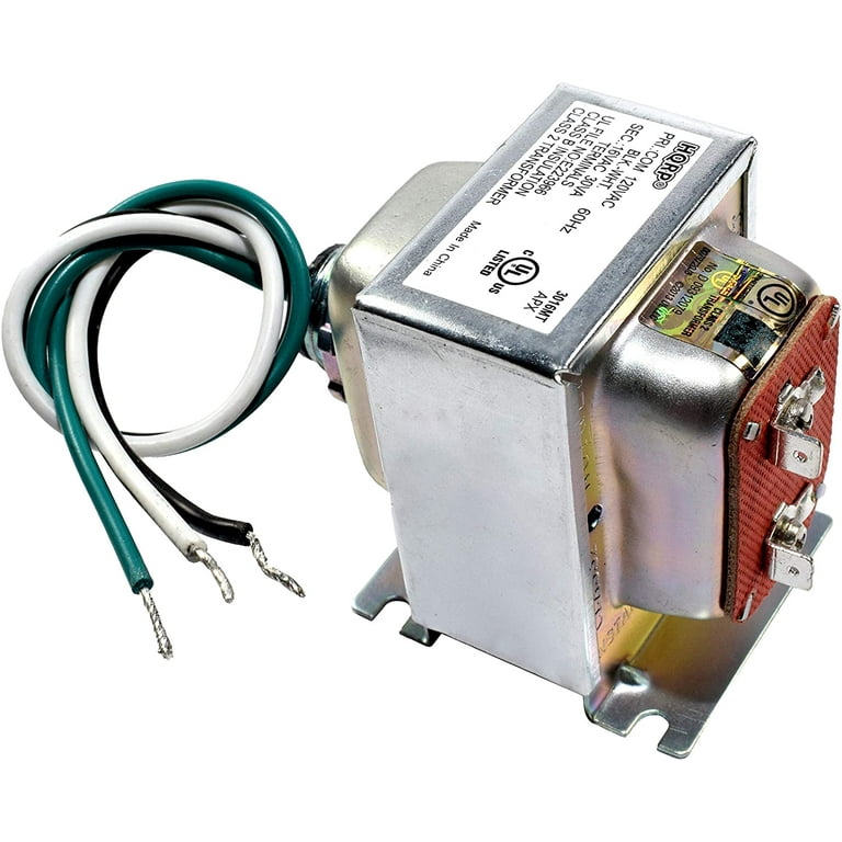 HQRP 16V 30VA Transformer Compatible with Zmodo Nest Eufy Nutone