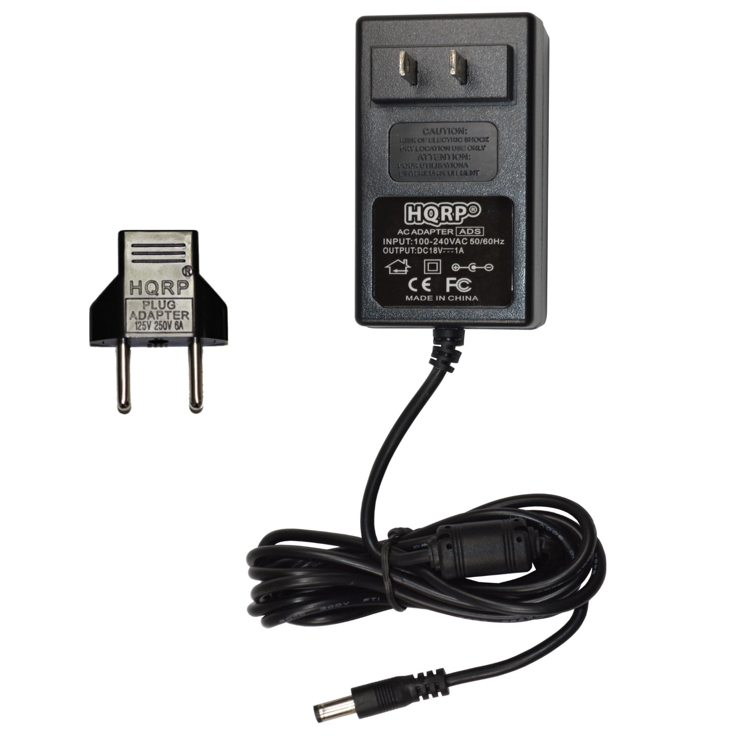 HQRP 18V AC Adapter / 18-Volt Adaptor for Jim Dunlop ECB-04 / ECB04 ...