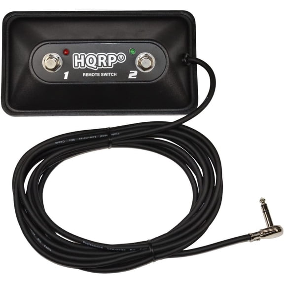 HQRP 2-Button Guitar Amp Footswitch for Marshall P802 / PEDL-91003 fits DSL401, VS100R, SV100RH amps