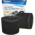 thumbnail image 1 of HQRP 2 Foam Filter Sleeves for Shop-Vac QPS20, QPS225, QPS25, QPS30, QPS35, QPS40, QPL625, QPL650, QPM45, QPM45A, QM450A Wet Dry Vacuums, 1 of 7