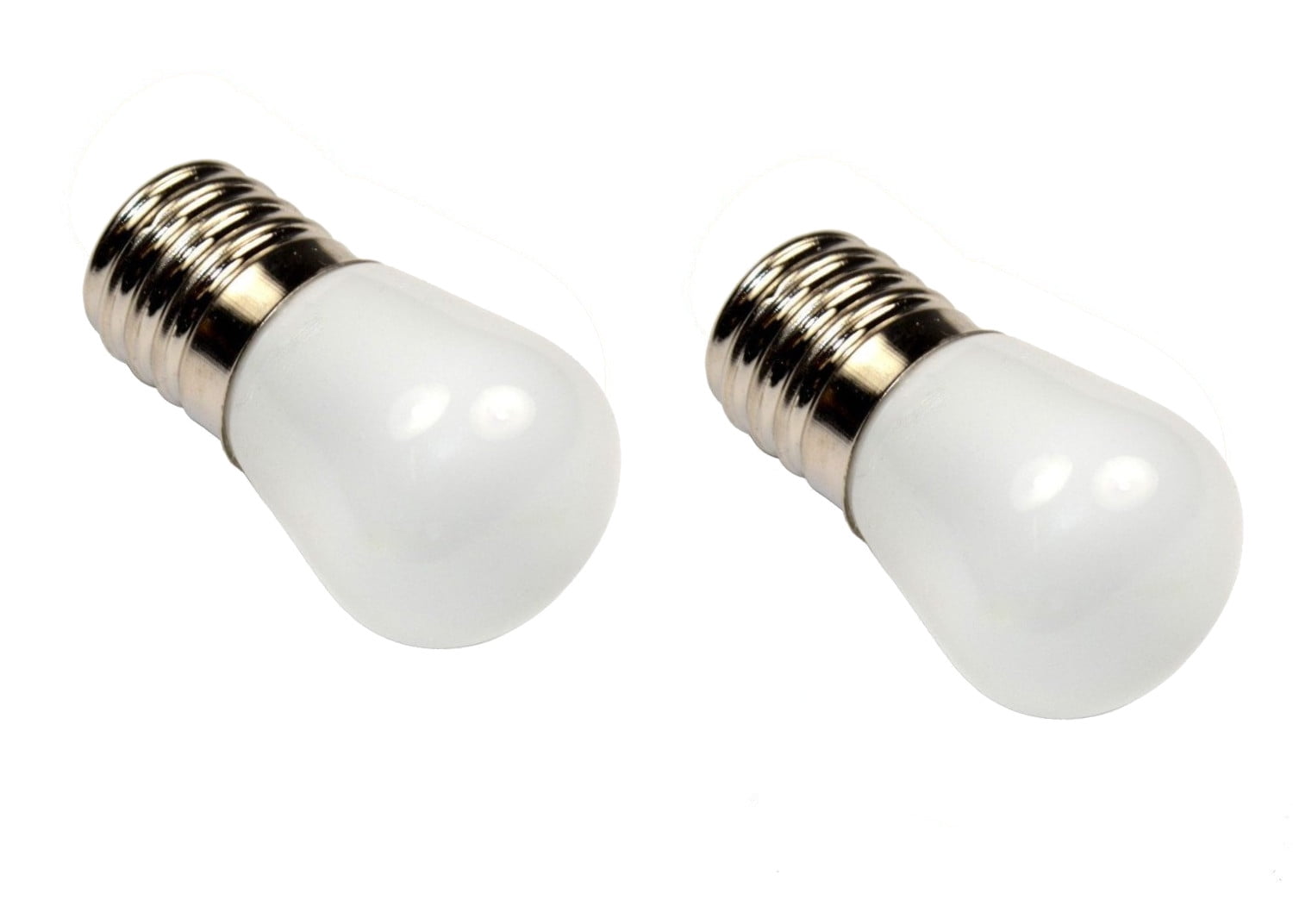 HQRP 2Pack 110V E17 Base LED Bulbs for Fridge / Refrigerator / Freezer