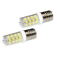 thumbnail image 1 of HQRP 2-Pack 110V E17 Dimmable LED Light Bulb Cool White for Samsung RM255BARB / RM255LABP / RM255LASH / RS2621SW, 1 of 8