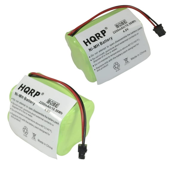 HQRP 2-Pack 2200mAh Battery for Uniden SPORTCAT SC-200 SC-180 SC180 Scanner