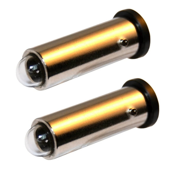 HQRP 2-Pack 3.5V 0.72A 2.5W T 6mm shape Bulb for Welch Allyn WA-03000 WA-03000-U fits Episcope General Exam
