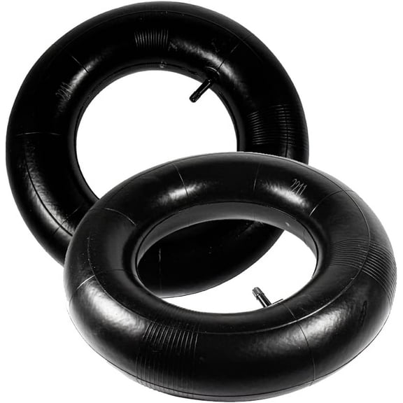 HQRP 2-Pack 4.80/4.00-8" Tire Inner Tube for Hand Trucks, Dollies, Wheelbarrows, Lawn Mowers, Trailers, Trolleys - Tube for 4.80 4.00-8, 480/400-8 Wheel, 15.5" Outside Diameter